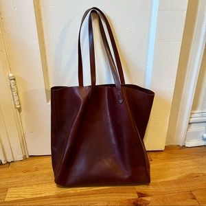 Madewell Transport Tote - Dark Cabernet